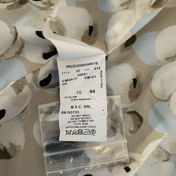 Armani Collezione Dark Grey Ruffled Blazer Size IT 44/US 8 - Picture 8 of 9